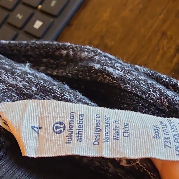 Lululemon Charcoal and Black Daily Practice Jacket - Picture 8 of 8
